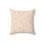 Quatrefoil Dreams Mini - Faux Suede Square Pillow — Luxurious Soft Decorative Throw Pillow