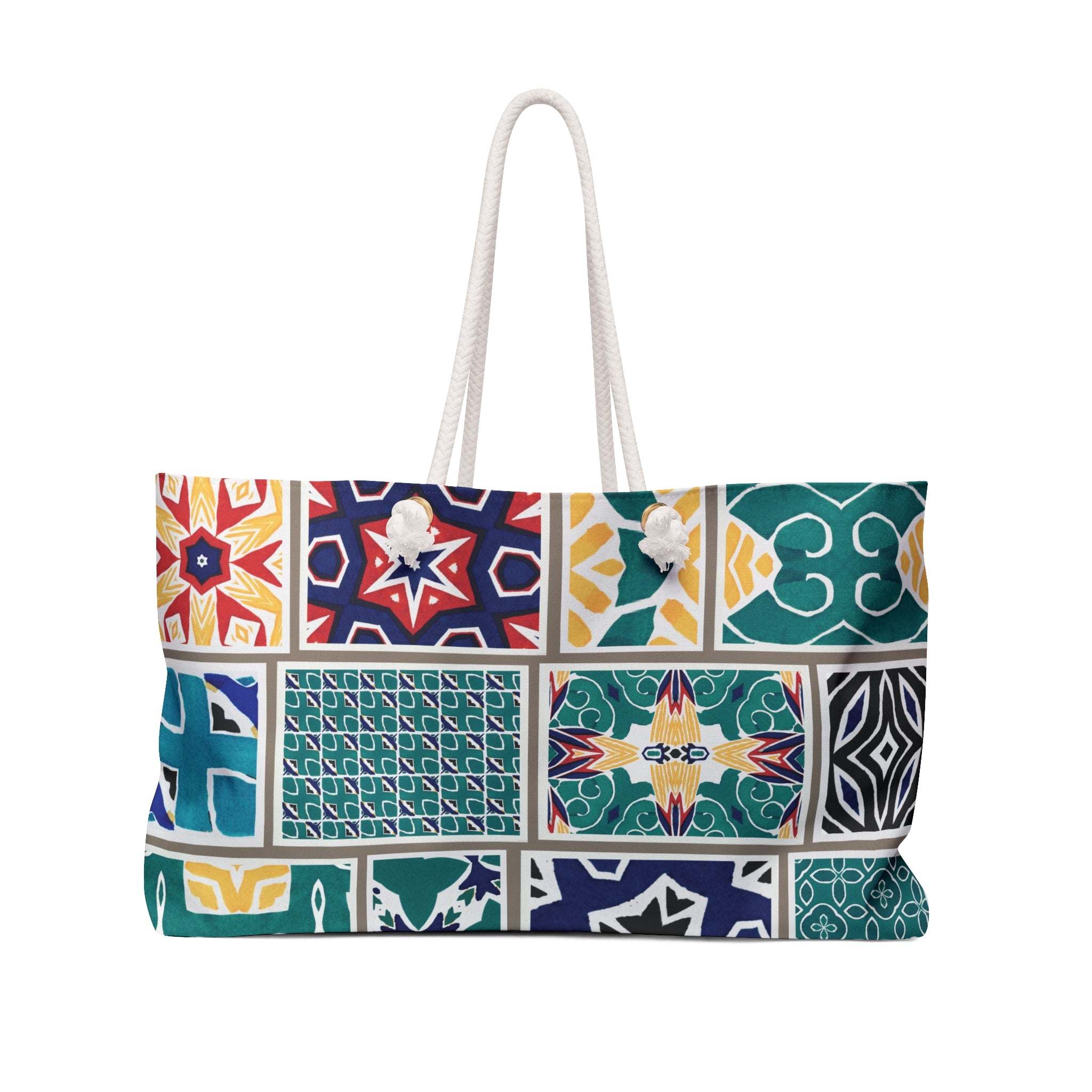 Blue-Teal Beauty2 Weekender Bag