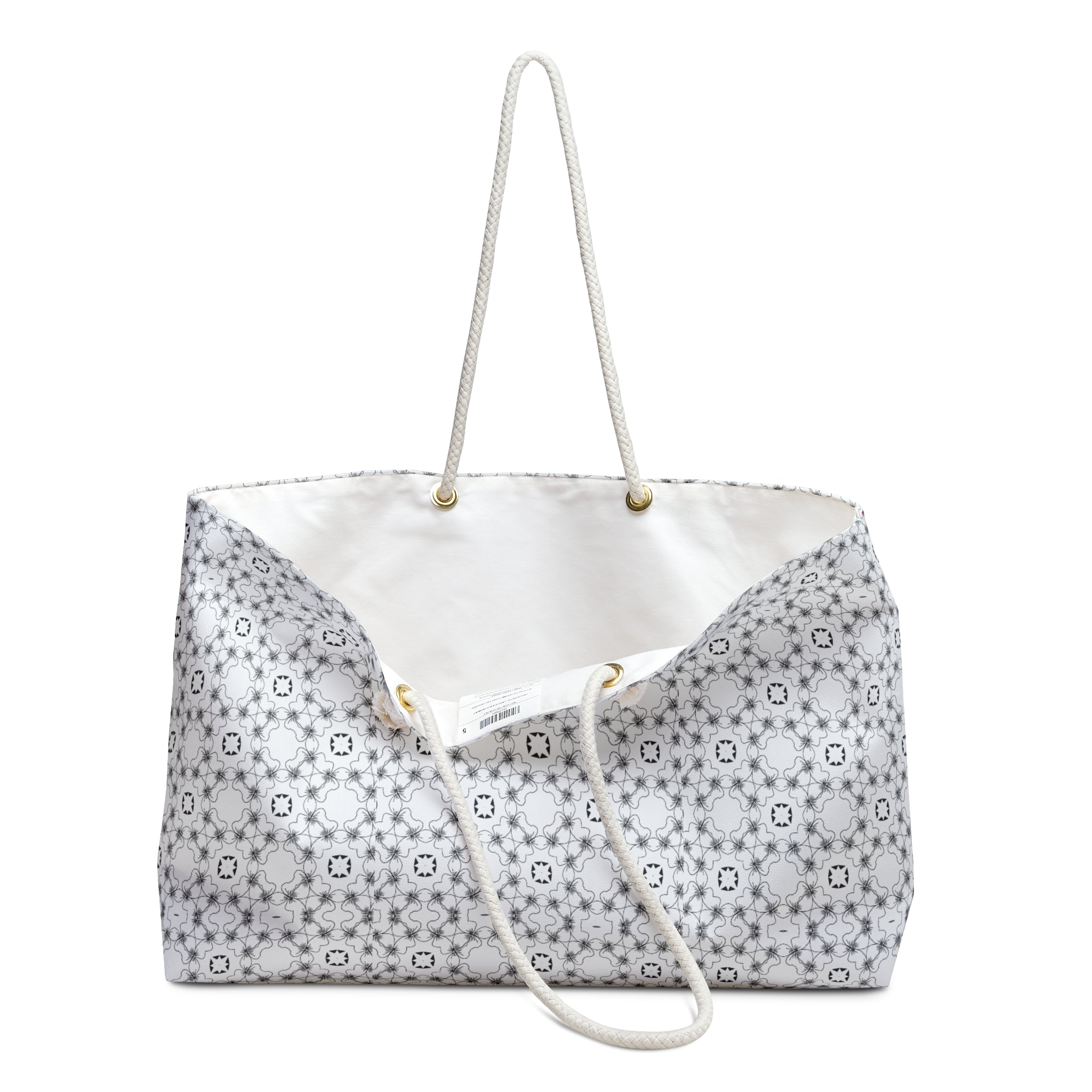 Floral Linework Weekender Bag