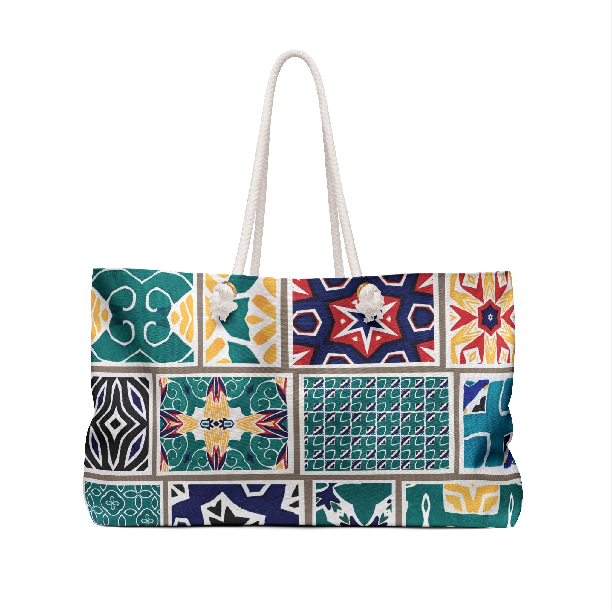 Blue-Teal Beauty2 Weekender Bag