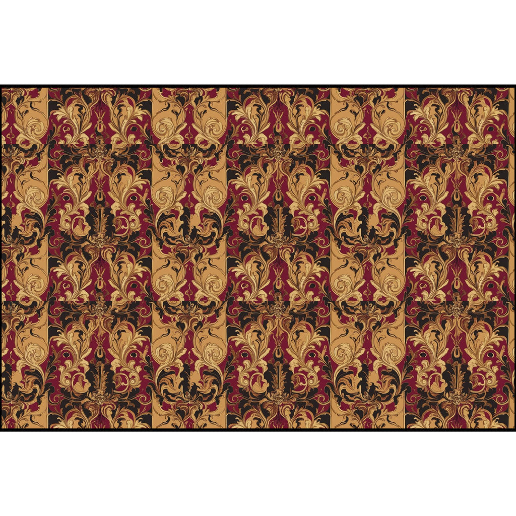 Elegant Floral Patterned Throw Blanket - Luxurious Combed Cotton Fabric