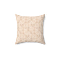 Quatrefoil Dreams Mini - Faux Suede Square Pillow — Luxurious Soft Decorative Throw Pillow