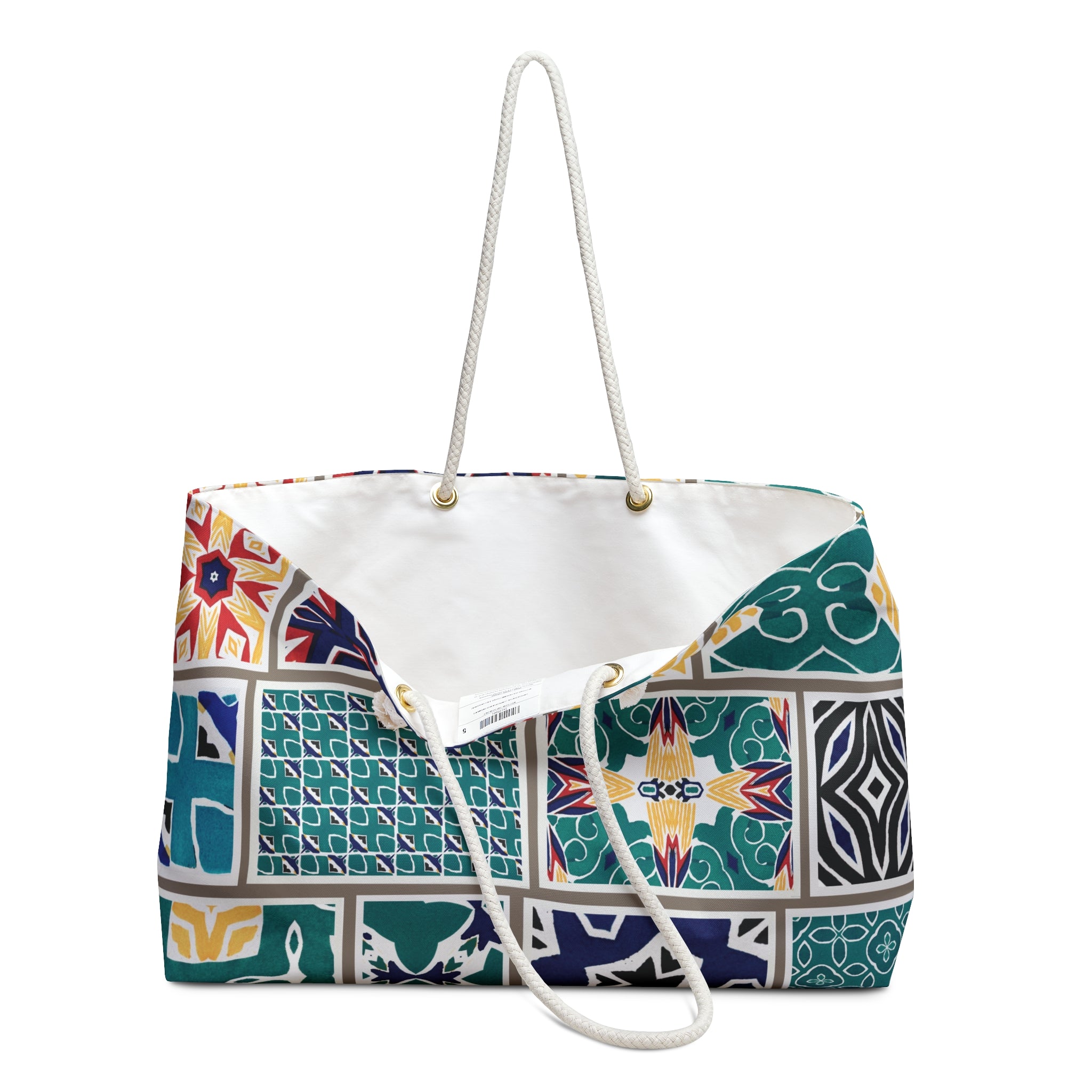 Blue-Teal Beauty2 Weekender Bag