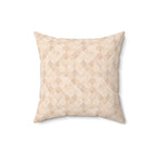 Quatrefoil Dreams Mini - Faux Suede Square Pillow — Luxurious Soft Decorative Throw Pillow