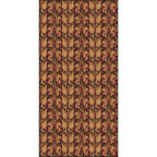 Elegant Floral Patterned Throw Blanket - Luxurious Combed Cotton Fabric