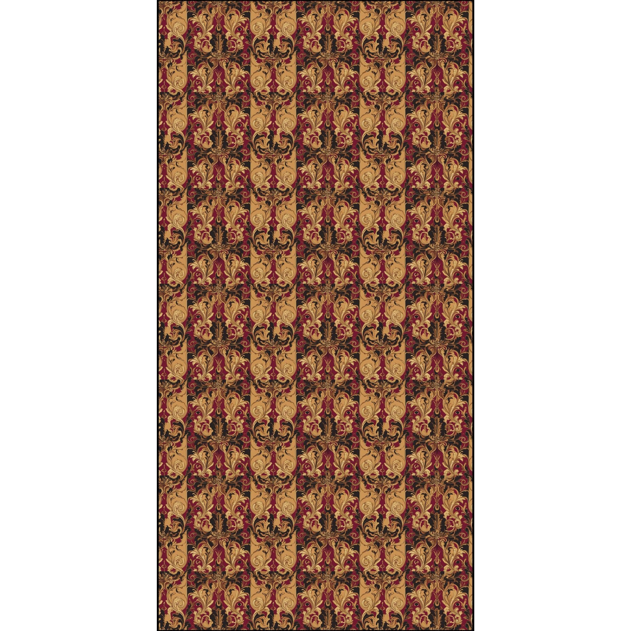Elegant Floral Patterned Throw Blanket - Luxurious Combed Cotton Fabric