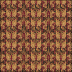 Elegant Floral Patterned Throw Blanket - Luxurious Combed Cotton Fabric