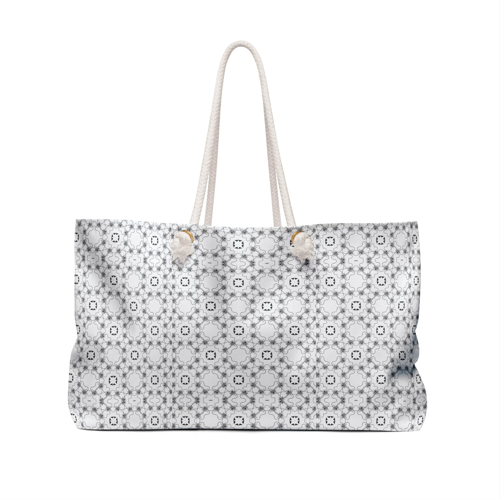 Floral Linework Weekender Bag