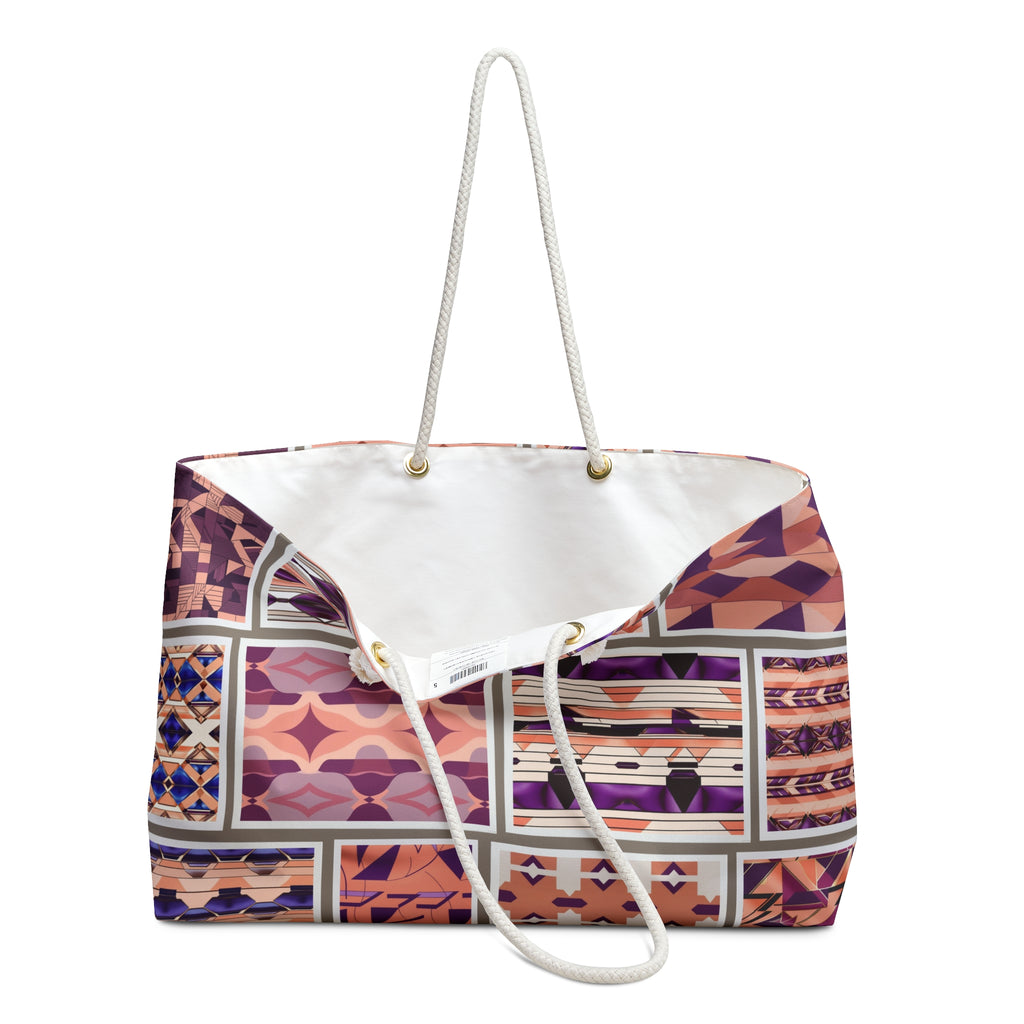 Violet Peach Weekender Bag