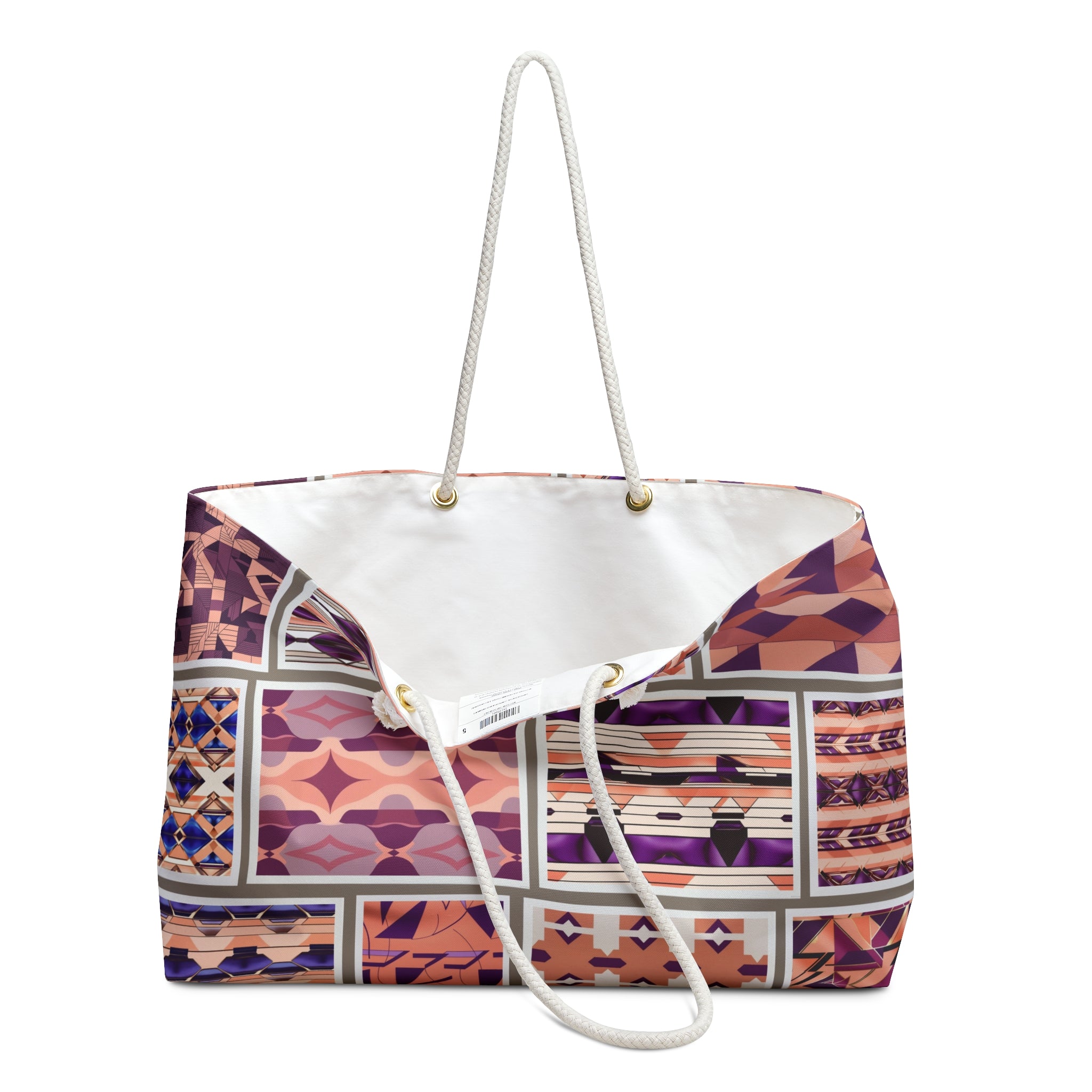 Violet Peach Weekender Bag