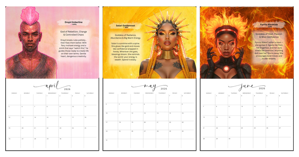 Hidden Protectors - Single Sided Letter Size Wall Calendars 2026 (US & CA)