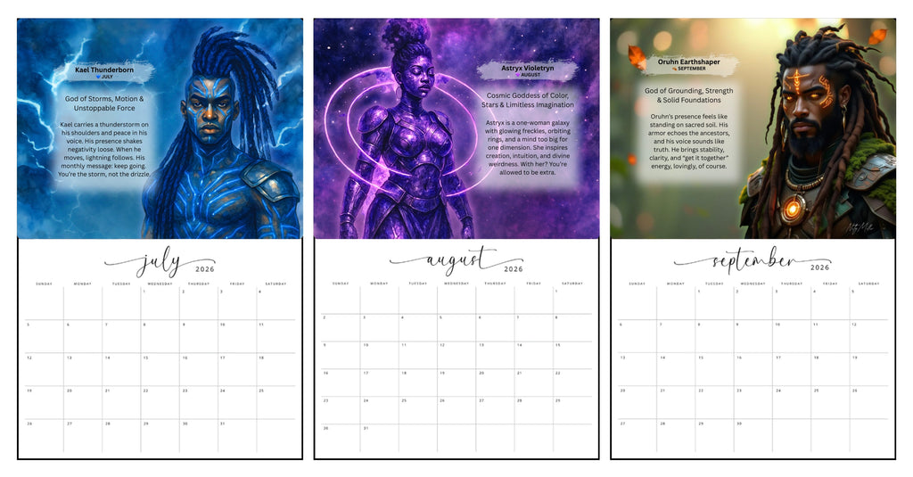 Hidden Protectors - Single Sided Letter Size Wall Calendars 2026 (US & CA)