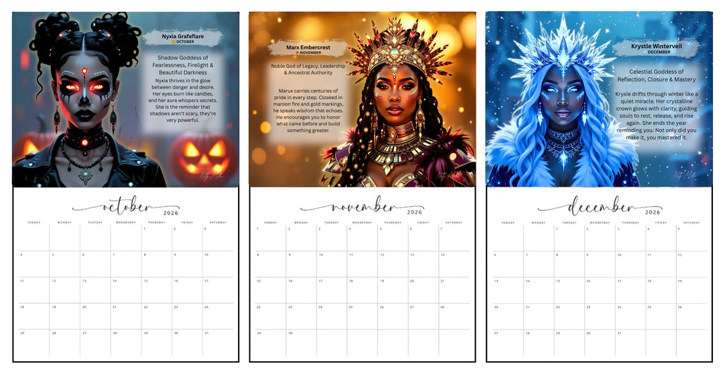Hidden Protectors - Single Sided Letter Size Wall Calendars 2026 (US & CA)